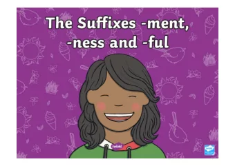 What is a suffix? Choose the correct answer.  A race where two peoples legs are tied together.