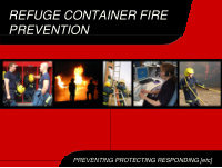 refuge container fire prevention