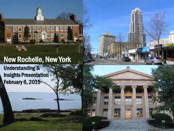 New  ew Rochelle,  helle, New  ew York  Unde  derstanding  anding &amp;  Insig  sights  hts Pre