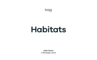 Habitats  Agile Space  A Strategic Asset  Habitats  Boss Design identifjes six Habitats to  be