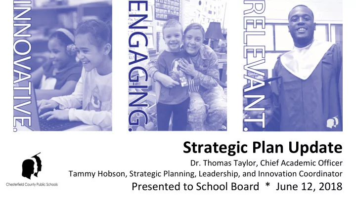 strategic plan update