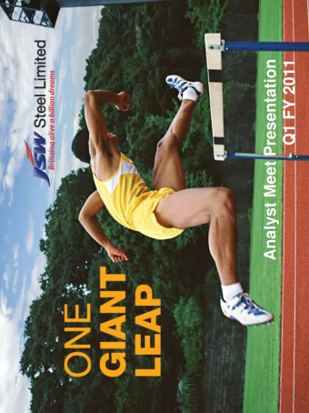 Analyst Meet Presentation  Q1 FY 2011 Q1 FY11  Agenda  Key Developments  Economic and Industry