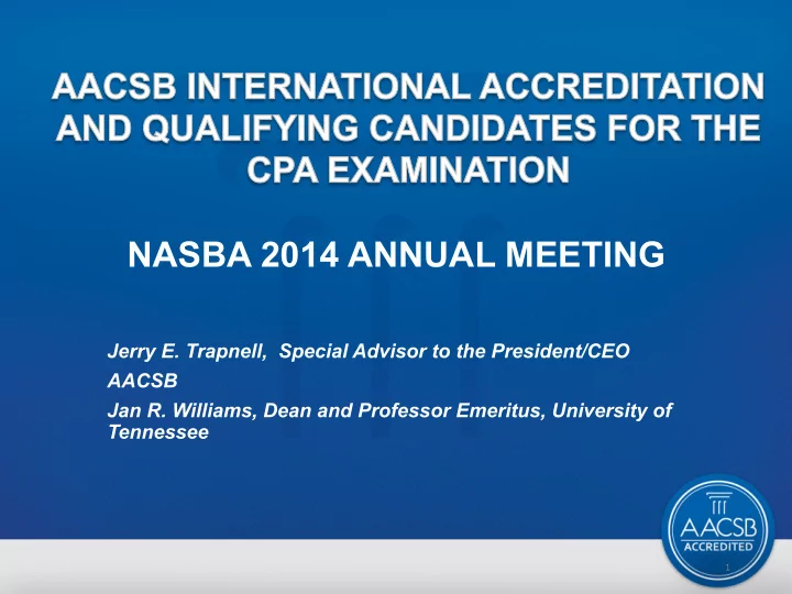 nasba 2014 annual meeting
