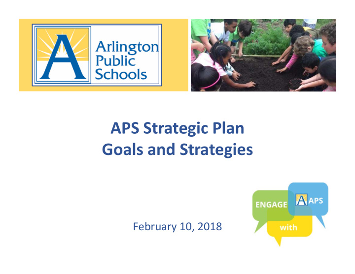 aps strategic plan goals and strategies