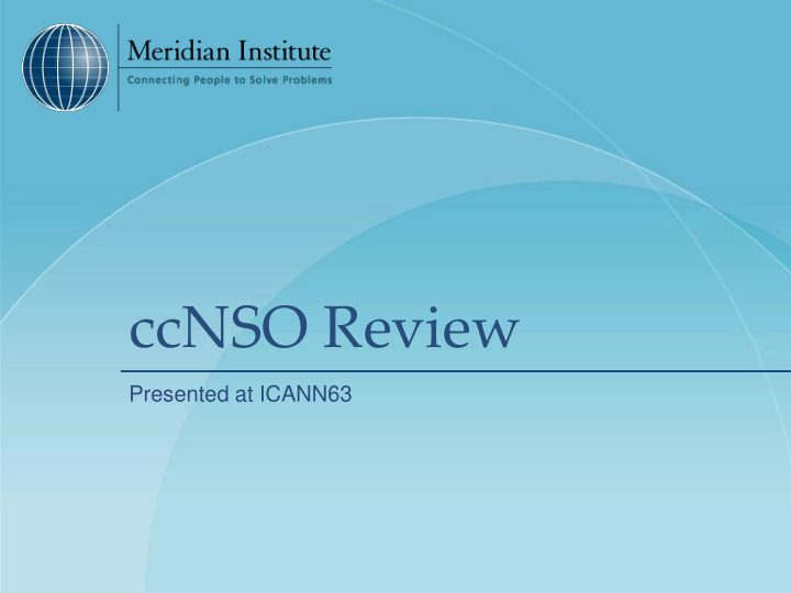 ccnso review