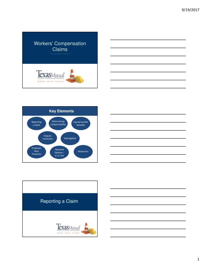 workers compensation claims