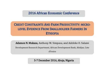 20  01  16  6  A  Af  fr  ri  ic  ca  an  n  E  Ec  co  on  no  om  mi  ic  c  C  Co  on  nf  fe