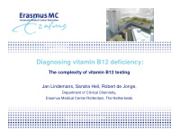 diagnosing vitamin b12 deficiency