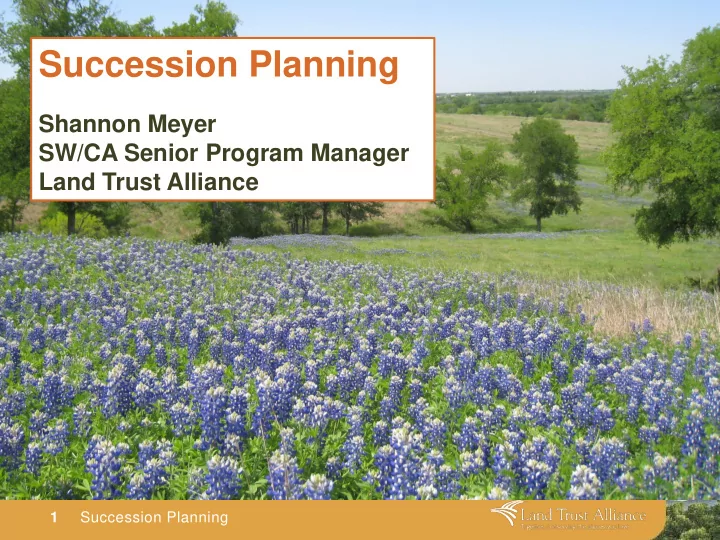 succession planning