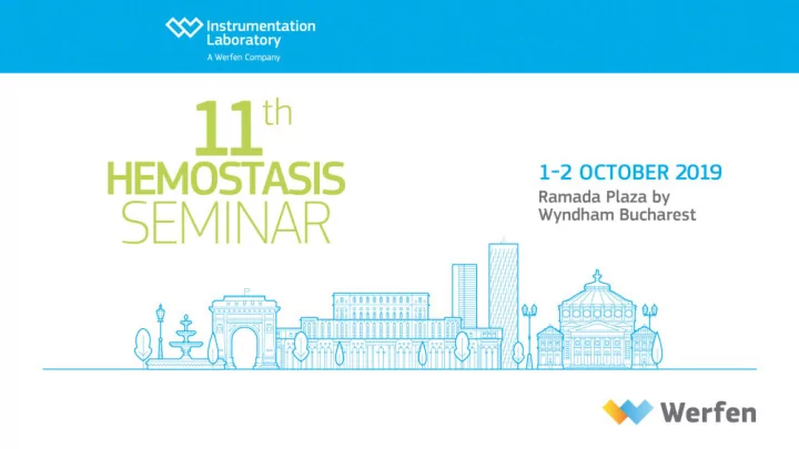 werfen a history of partnership in hemostasis