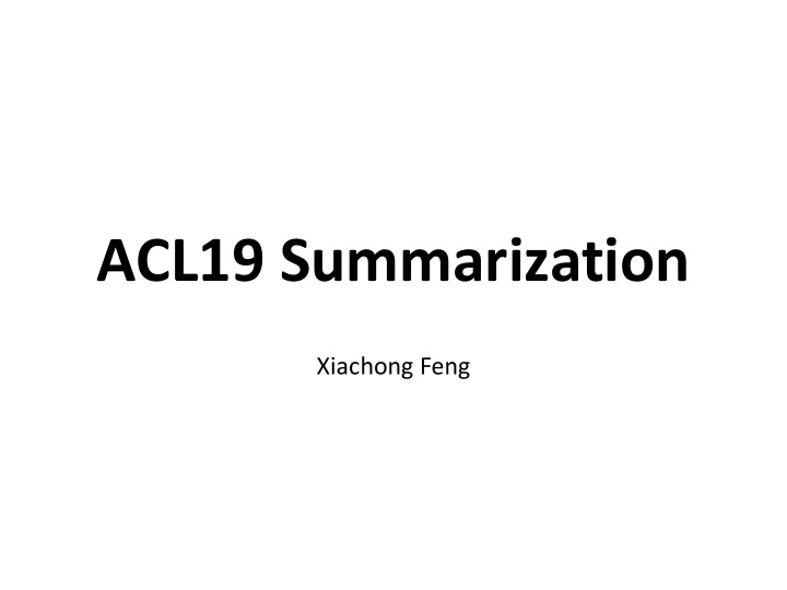 acl19 summarization