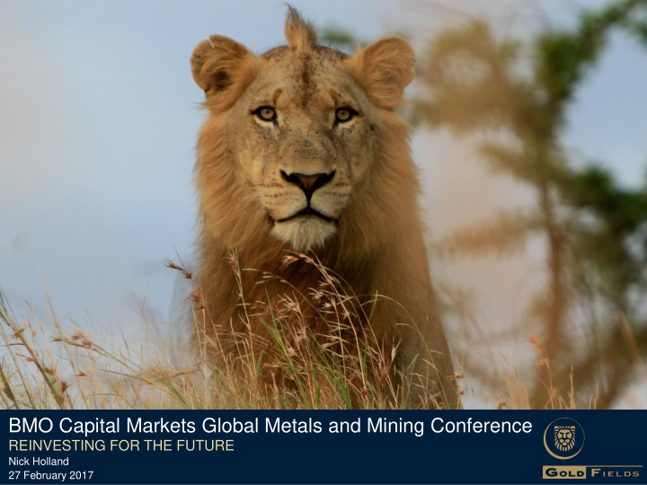 bmo capital markets global metals and mining conference