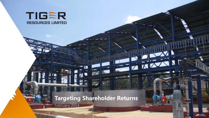 targeting shareholder returns