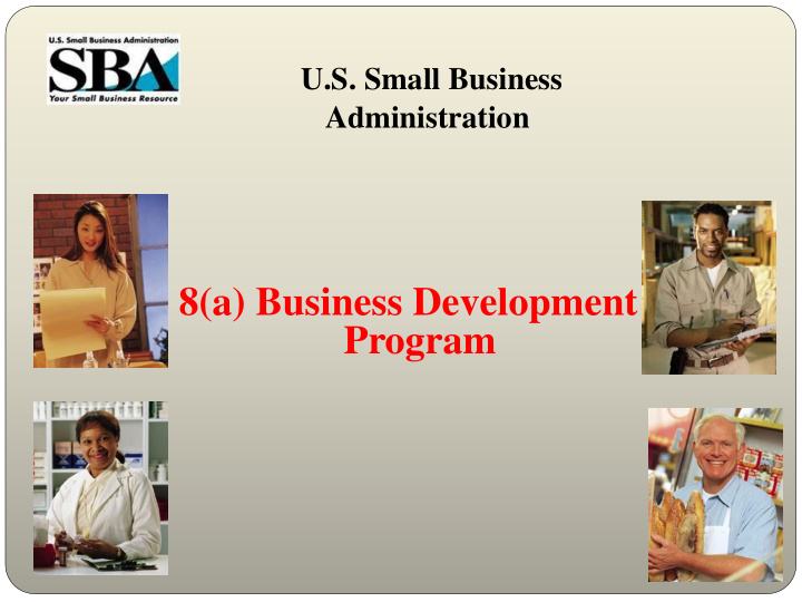 u s small business administration 8 a business