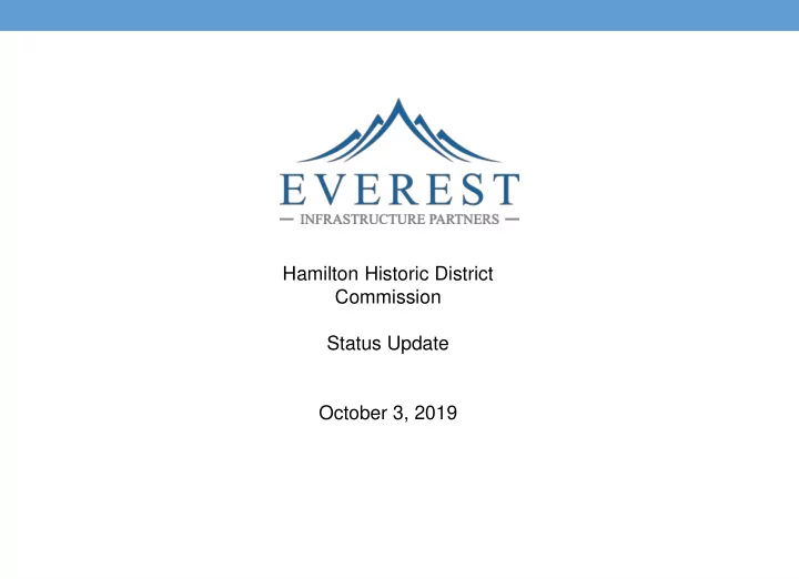 status update october 3 2019 2 special permit update