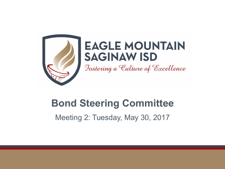 bond steering committee