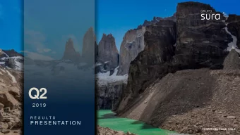 Q2  2019  R E S U L T S  P R E S E N TAT I O N  TORRES DEL PAINE, CHILE  1  DISCLAIMER The
