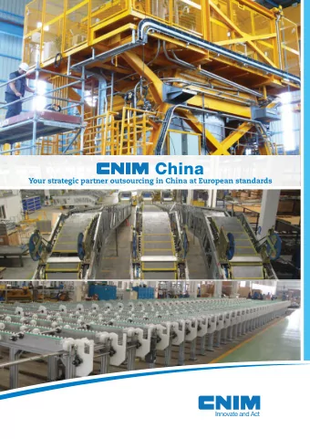 China  Your strategic partner outsourcing in China at European standards  Design &amp; engineering