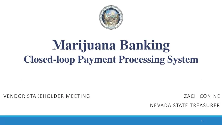 marijuana banking