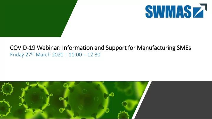 covid id 19 webinar in information and support for