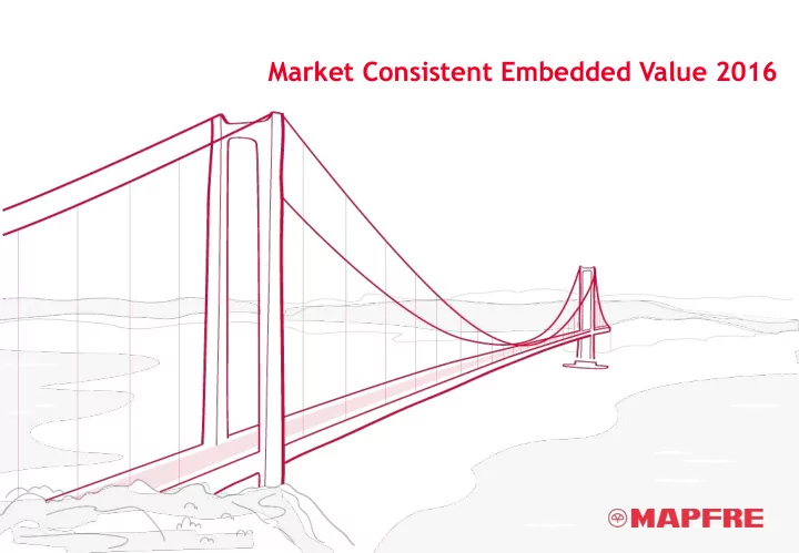 market consistent embedded value 2016