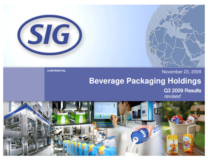 beverage packaging holdings