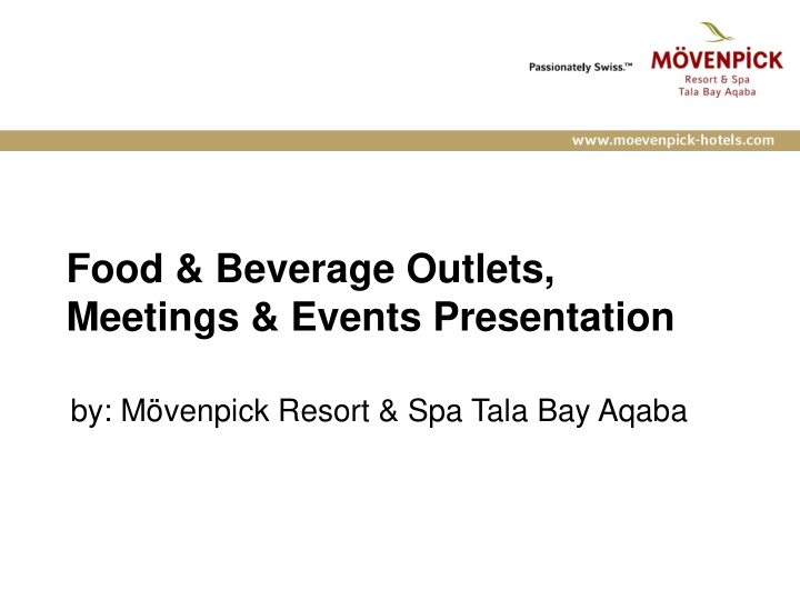 meetings events presentation