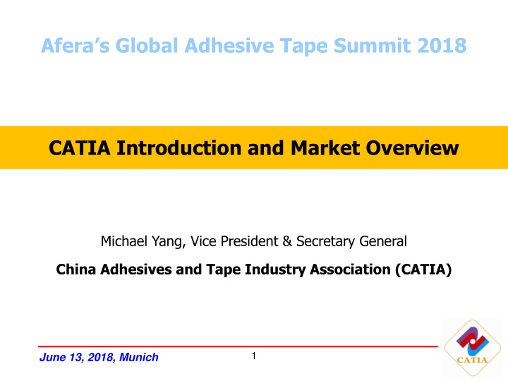 afera s global adhesive tape summit 2018 catia
