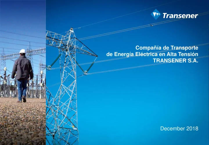 compa a de transporte de energ a el ctrica en alta tensi