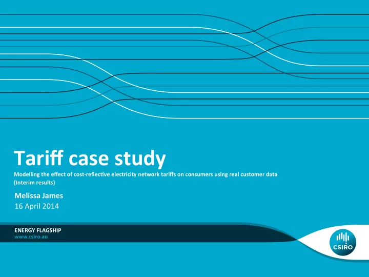tariff case study