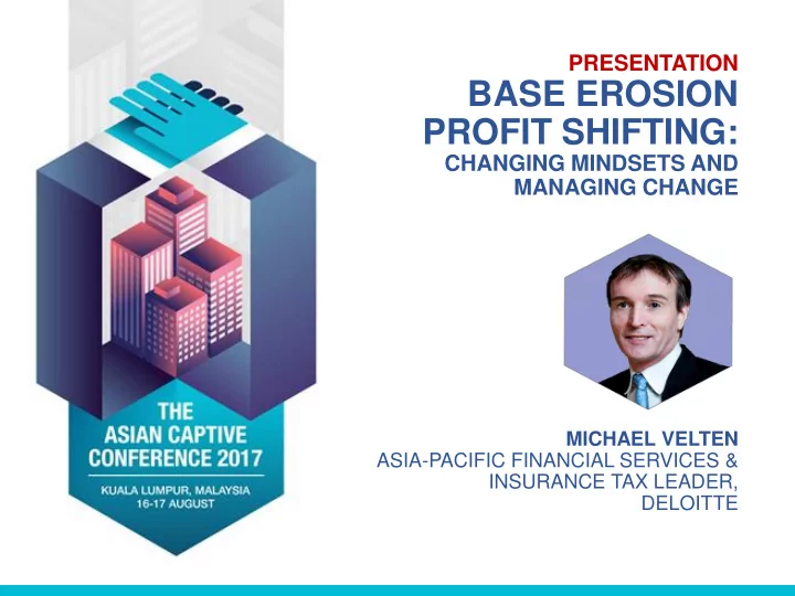 michael velten asia pacific financial services insurance