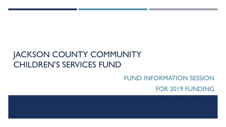 jackson county community children s services fund