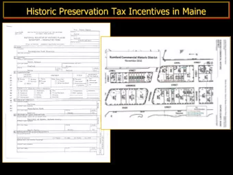 Historic Preservation Tax Incentives in Maine  Gilman Street School,  2008 Waterville  c. 1950