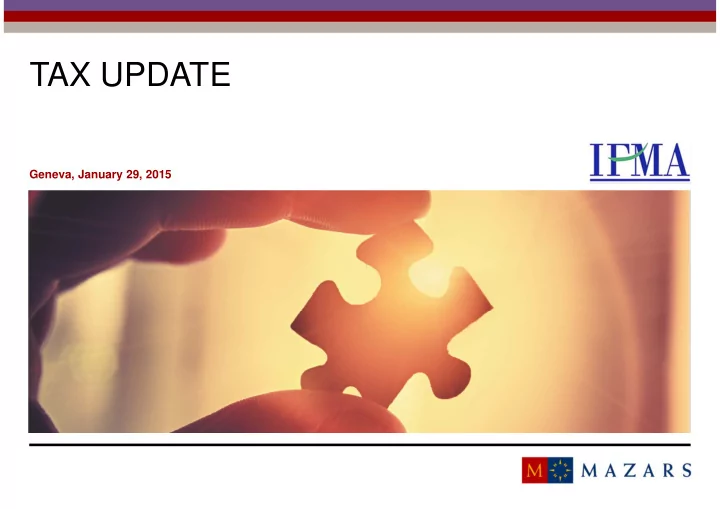 tax update