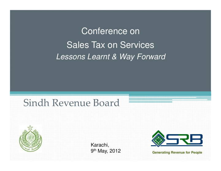 sindh revenue board