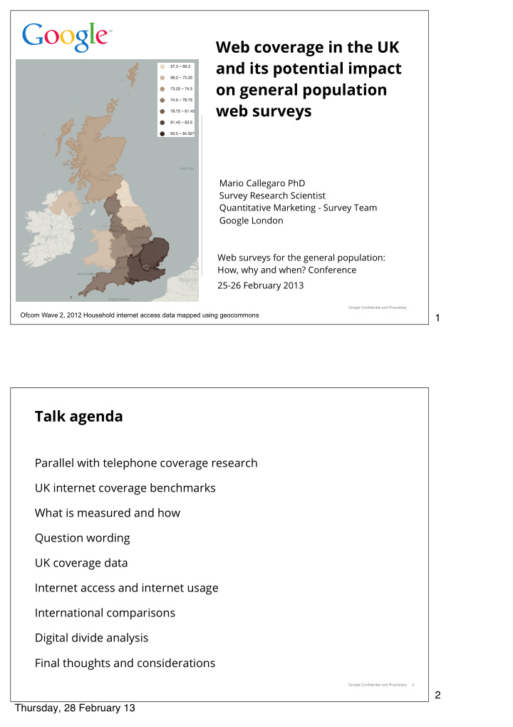 web coverage in the uk and its potential impact on