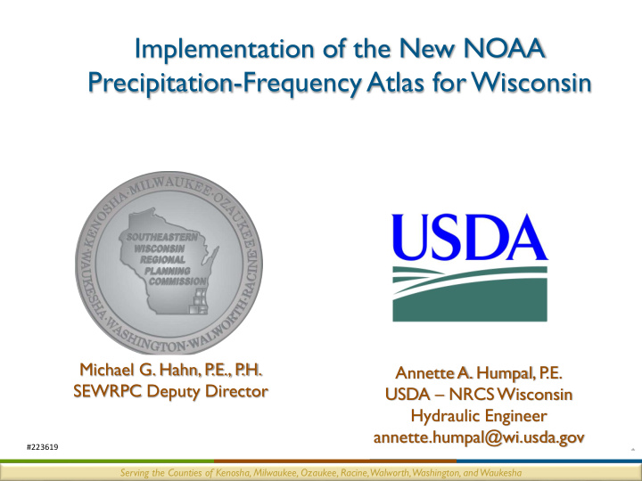 implementation of the new noaa precipitation frequency