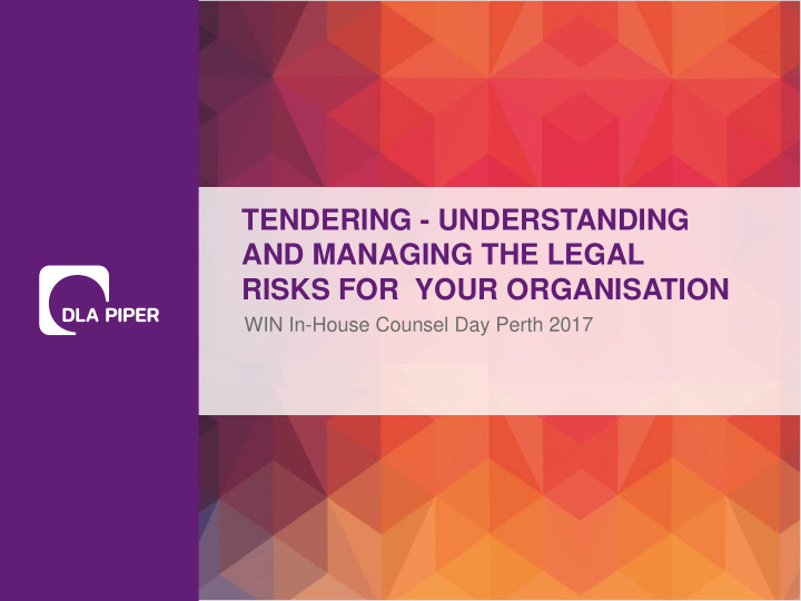 risks for your organisation