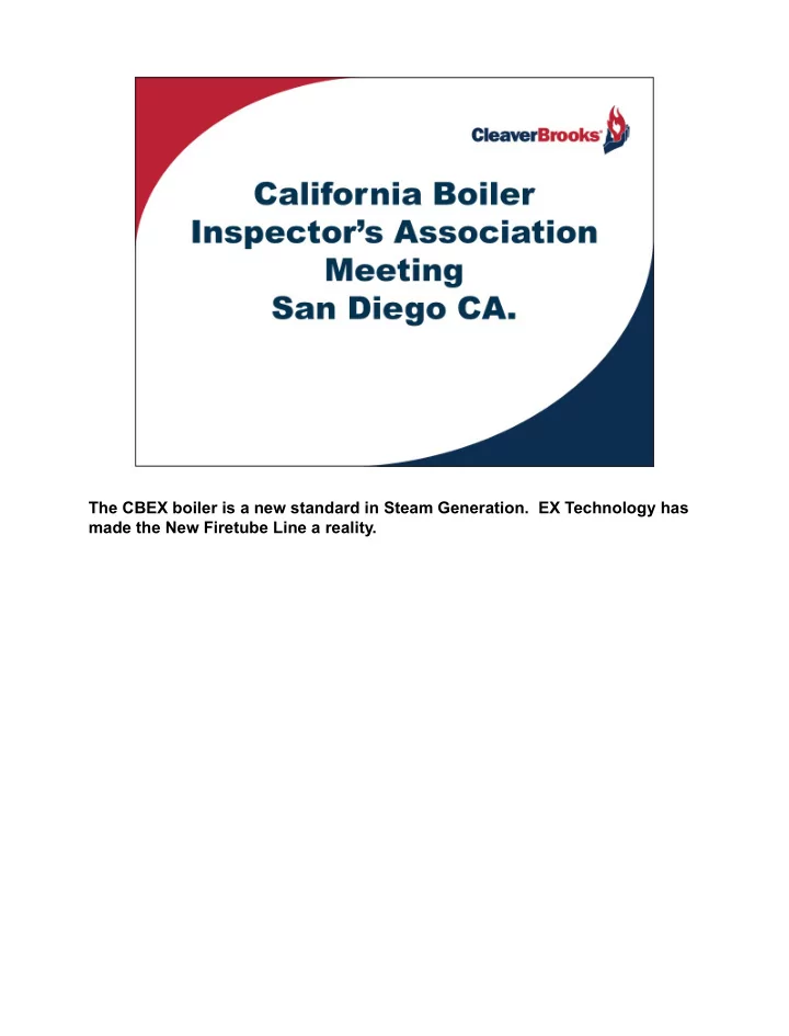 california boiler