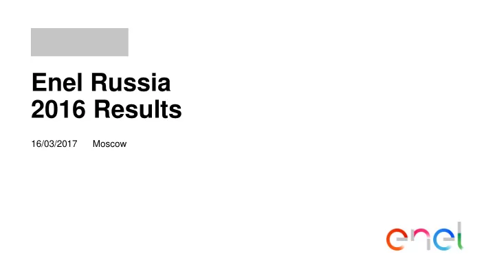 enel russia
