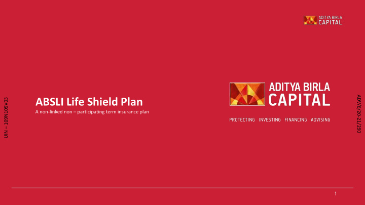 absli life shield plan