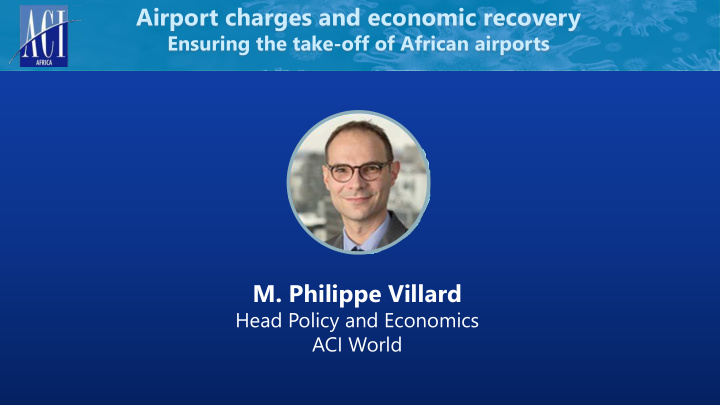 airport charges and economic recovery