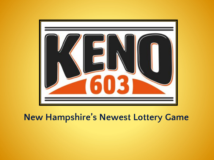 new hampshire s newest lottery game what is keno 603