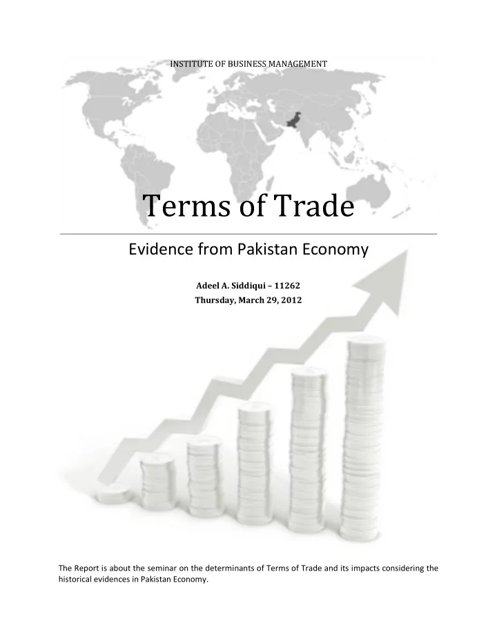 terms of trade