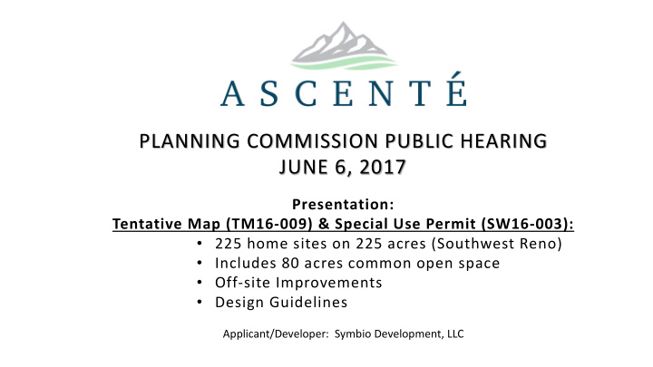 planning commission public hearing june 6 2017