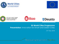 eu world cities programme presentation innovation for