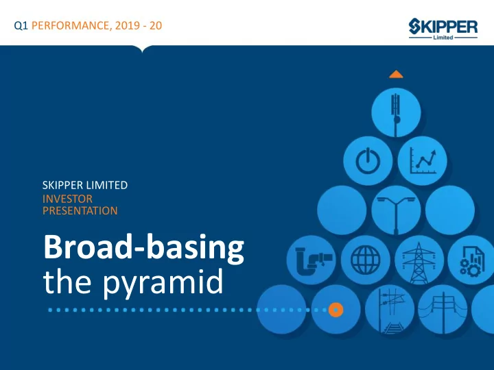 broad basing the pyramid