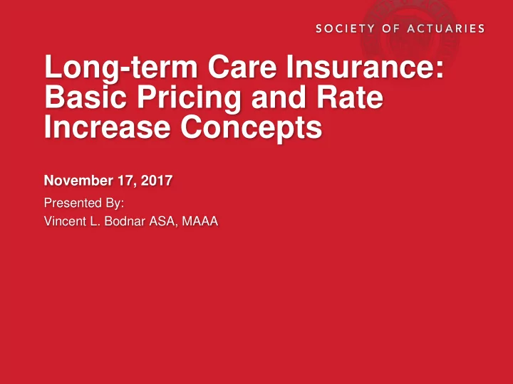 long term care insurance