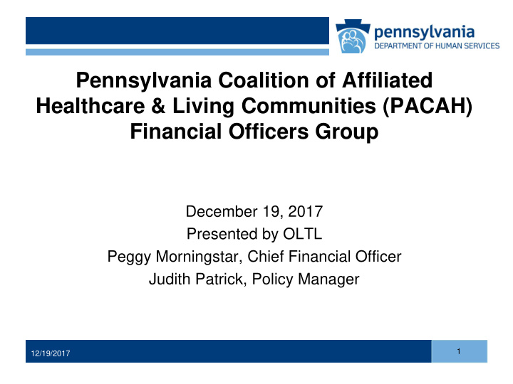 pennsylvania coalition of affiliated