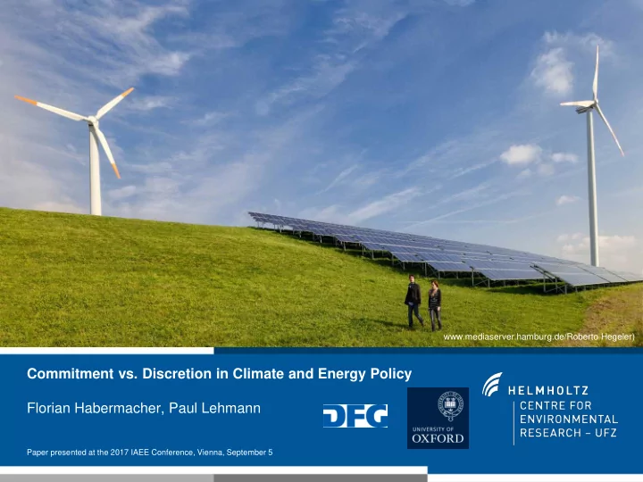 commitment vs discretion in climate and energy policy